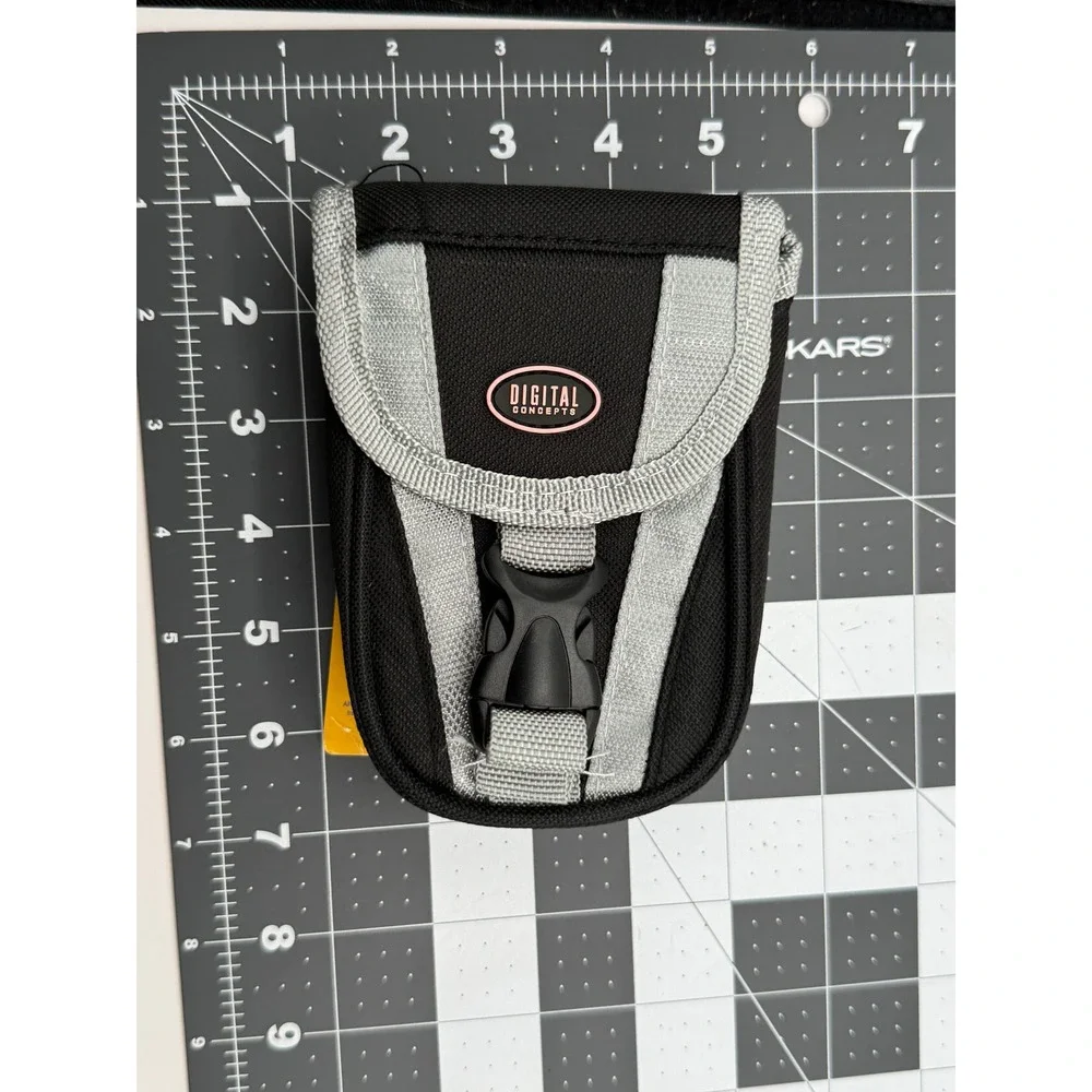 Digital Concepts Camera Case Black Grey DC-24 Padded Buckle Pouch